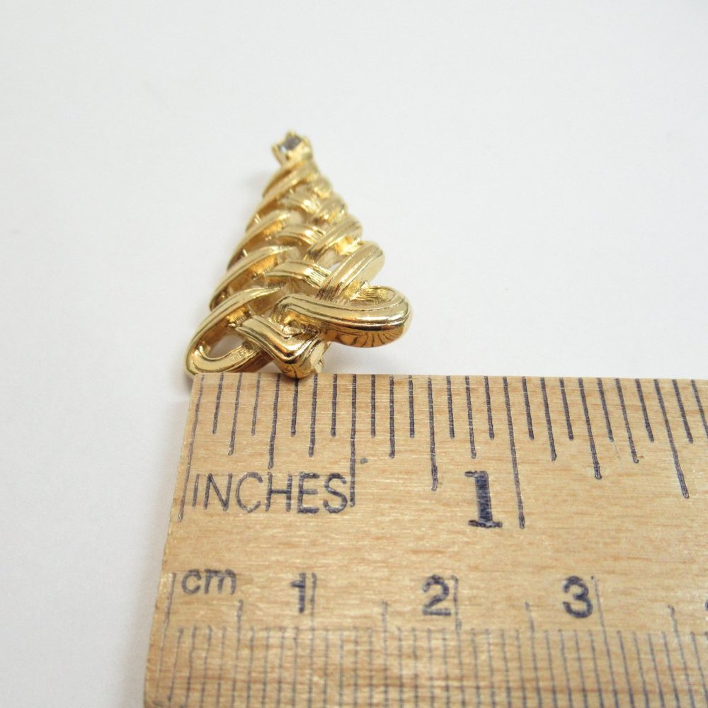Avon Ribbon tree Brooch - Picture 8 of 10